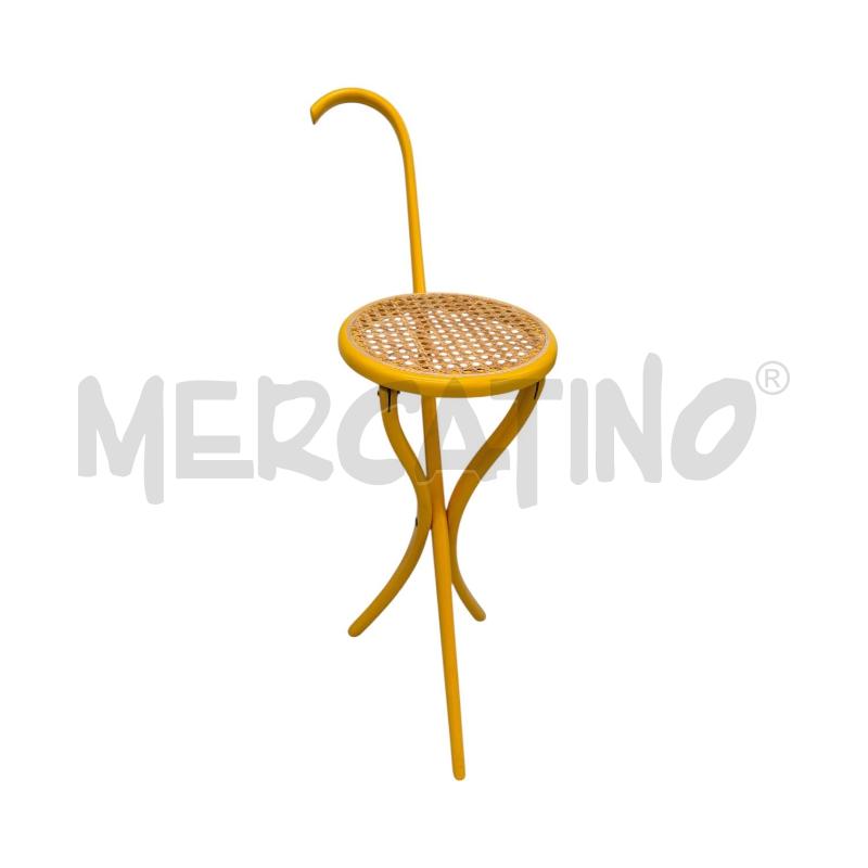 SGABELLO PIEGHEVOLE STOCKSESSEL GIALLO | Mercatino dell'Usato Triuggio 1