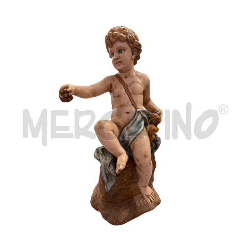 STATUETTA BAMBINO LEGNO SCOLPITO | Mercatino dell'Usato Triuggio 1