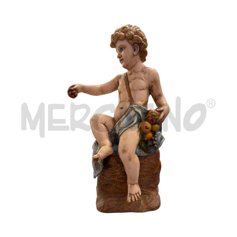 STATUETTA BAMBINO LEGNO SCOLPITO | Mercatino dell'Usato Triuggio 2