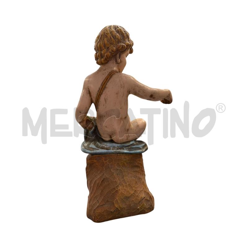 STATUETTA BAMBINO LEGNO SCOLPITO | Mercatino dell'Usato Triuggio 4