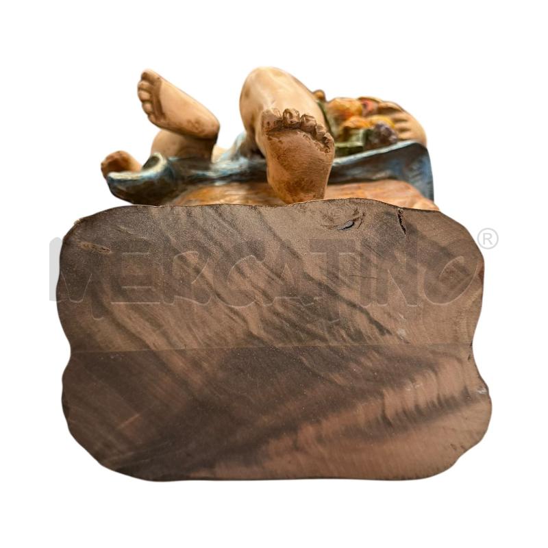 STATUETTA BAMBINO LEGNO SCOLPITO | Mercatino dell'Usato Triuggio 5