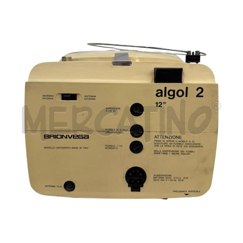 TV ALGOL 2 BRIONVEGA CON DOCUMENTI ORIGINALI | Mercatino dell'Usato Triuggio 3