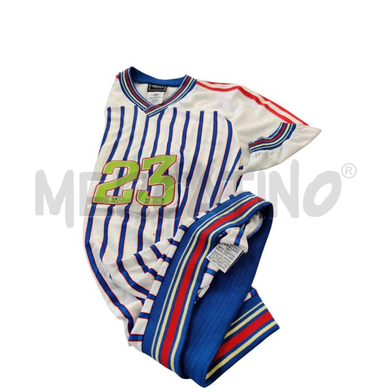 T SHIRT UOMO JERSEY VERSACE BIANCA BLU | Mercatino dell'Usato Triuggio 4