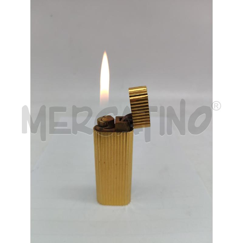 ACCENDINO DA COLLEZIONE MUST DE CARTIER PLACCATO IN ORO | Mercatino dell'Usato Messina 2