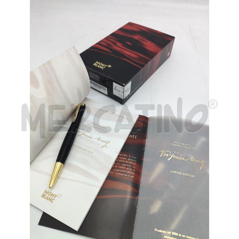 PENNA A SFERA MONTBLANC VIRGINIA WOOLF LIMITED EDITION | Mercatino dell'Usato Messina 5