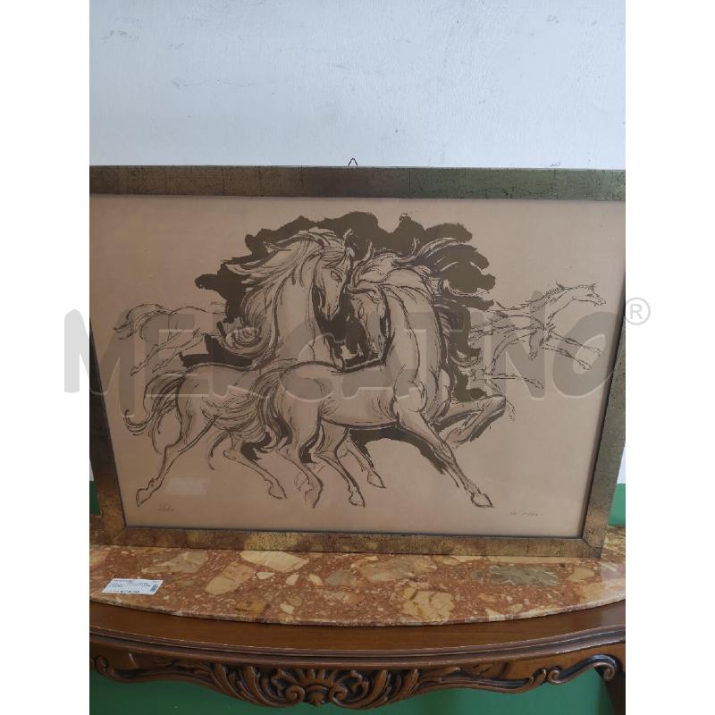 QUADRO SILVANO CAMPEGGI CAVALLI | Mercatino dell'Usato Messina 1