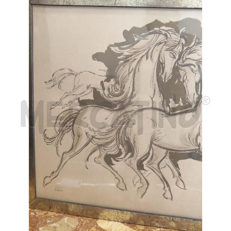 QUADRO SILVANO CAMPEGGI CAVALLI | Mercatino dell'Usato Messina 5