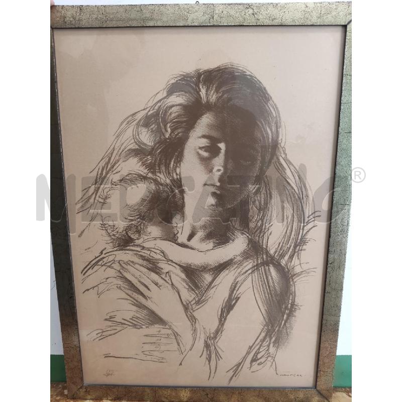 QUADRO SILVANO CAMPEGGI MATERNITA' | Mercatino dell'Usato Messina 1