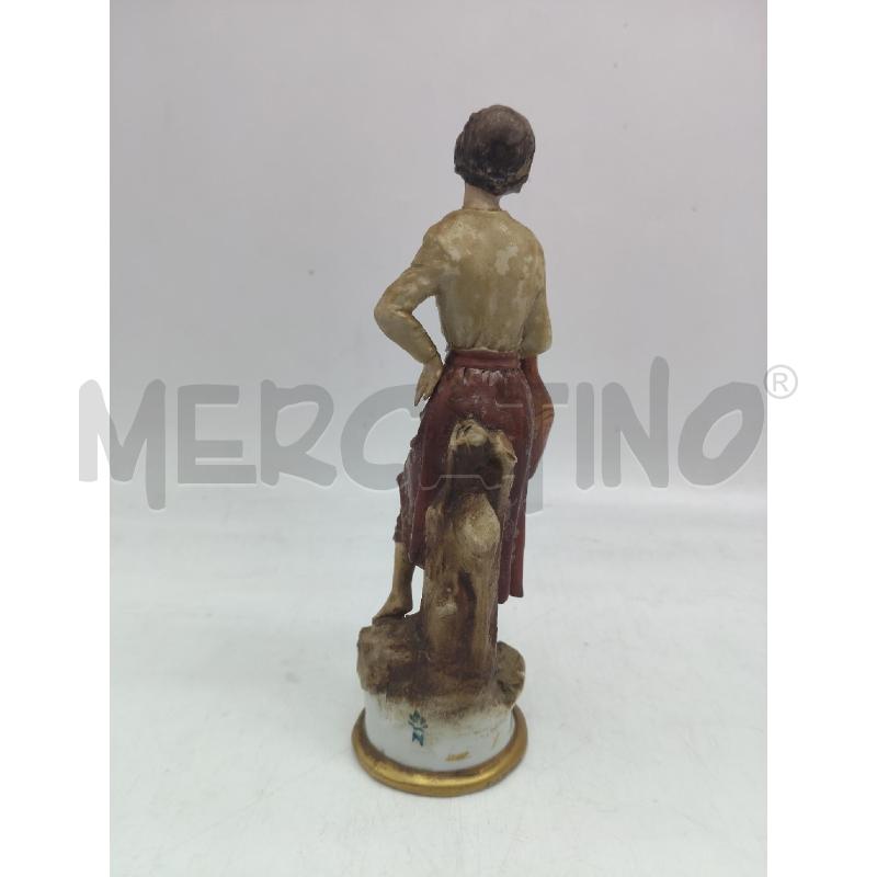 STATUETTA ACQUAIOLA VINTAGE CAPODIMONTE  | Mercatino dell'Usato Messina 3