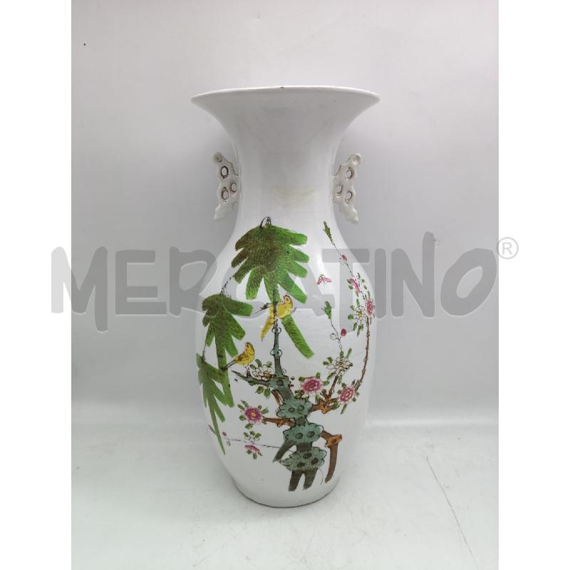 VASO CINESE PORCELLANA SCENA GIARDINO | Mercatino dell'Usato Messina 1