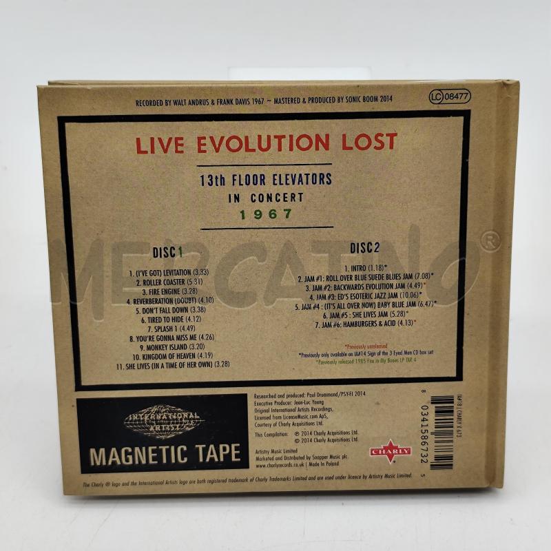 13TH FLOOR ELEVATORS - LIVE EVOLUTION LOST 2X CD MUSICALE | Mercatino dell'Usato Corbetta 2