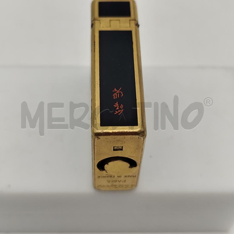 ACCENDINO DA COLLEZIONE S.T.DUPONT NERO IDEOGRAMMI | Mercatino dell'Usato Corbetta 4