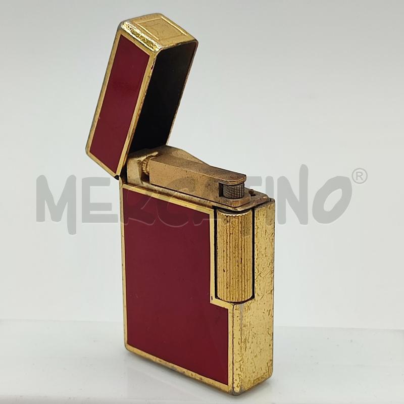 ACCENDINO S.T. DUPONT LACCATO ROSSO DA COLLEZIONE  | Mercatino dell'Usato Corbetta 2