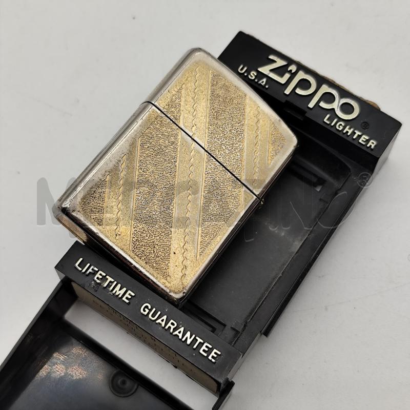 ACCENDINO ZIPPO MOD. 34 GOLD PLATED SWIRL DA COLLEZIONE  | Mercatino dell'Usato Corbetta 2