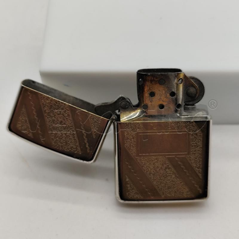 ACCENDINO ZIPPO MOD. 34 GOLD PLATED SWIRL DA COLLEZIONE  | Mercatino dell'Usato Corbetta 3