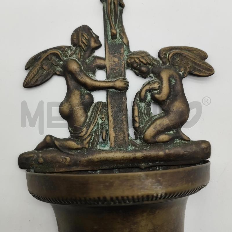 ACQUASANTIERA METALLO 31.5 CM | Mercatino dell'Usato Corbetta 3
