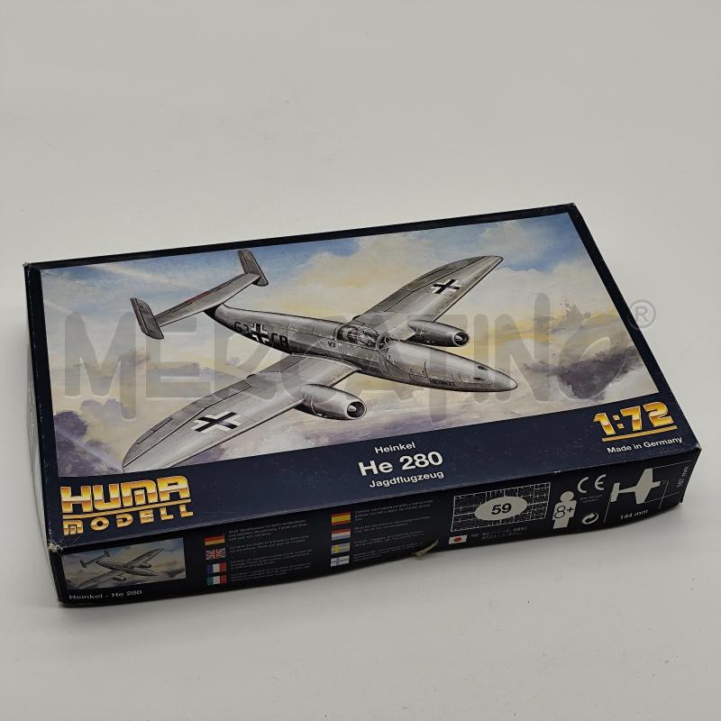 AEREO HEINKEL HE 280 HUMA MODEL 1/72 MODELLINO  | Mercatino dell'Usato Corbetta 1