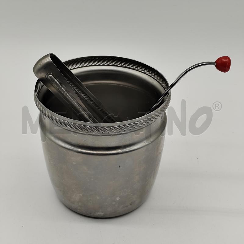 ALESSI SECCHIELLO GHIACCIO CON PINZA | Mercatino dell'Usato Corbetta 1