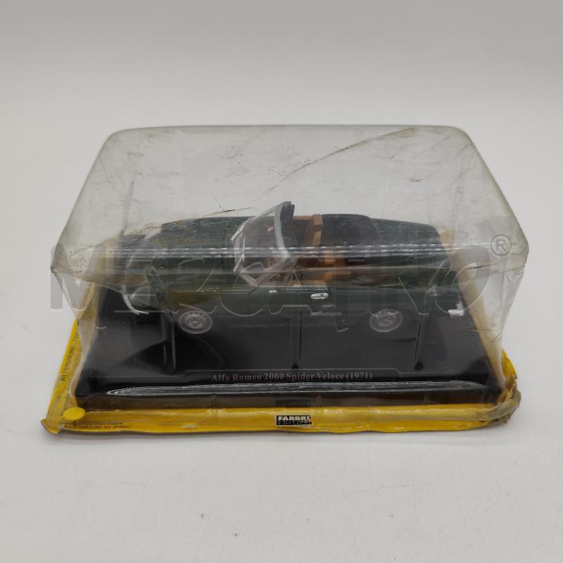 ALFA ROMEO 2000 SPIDER VELOCE 1971 QUATTRORUOTE 1/24 MODELLINO  | Mercatino dell'Usato Corbetta 1