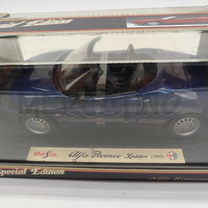 ALFA ROMEO SPIDER MAISTO SPECIAL EDITION 1/18 MODELLINO  | Mercatino dell'Usato Corbetta 2