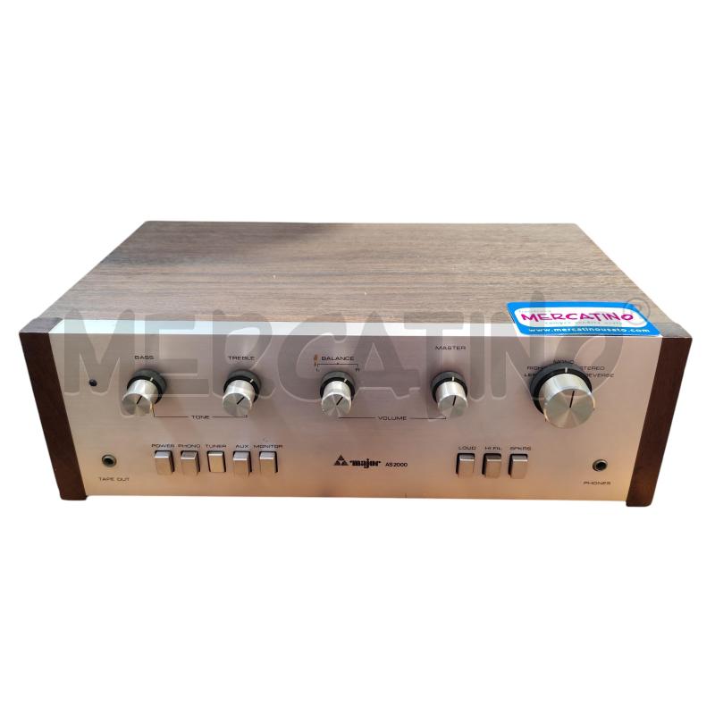 AMPLIFICATORE MAJOR AS 2000 GIAPPONESE | Mercatino dell'Usato Corbetta 1