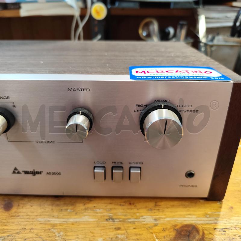 AMPLIFICATORE MAJOR AS 2000 GIAPPONESE | Mercatino dell'Usato Corbetta 3