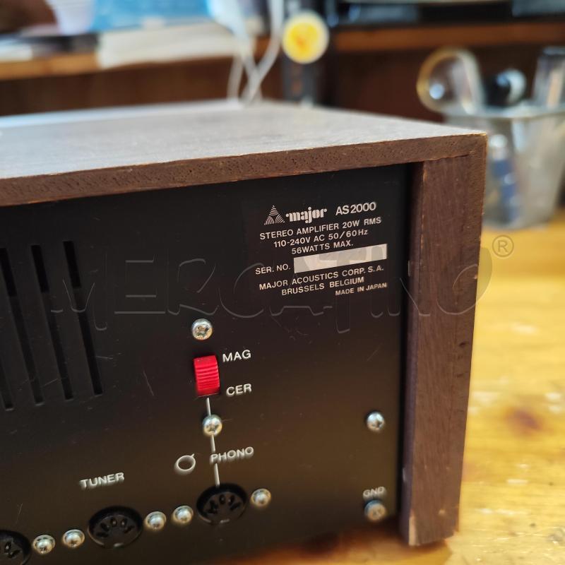 AMPLIFICATORE MAJOR AS 2000 GIAPPONESE | Mercatino dell'Usato Corbetta 5