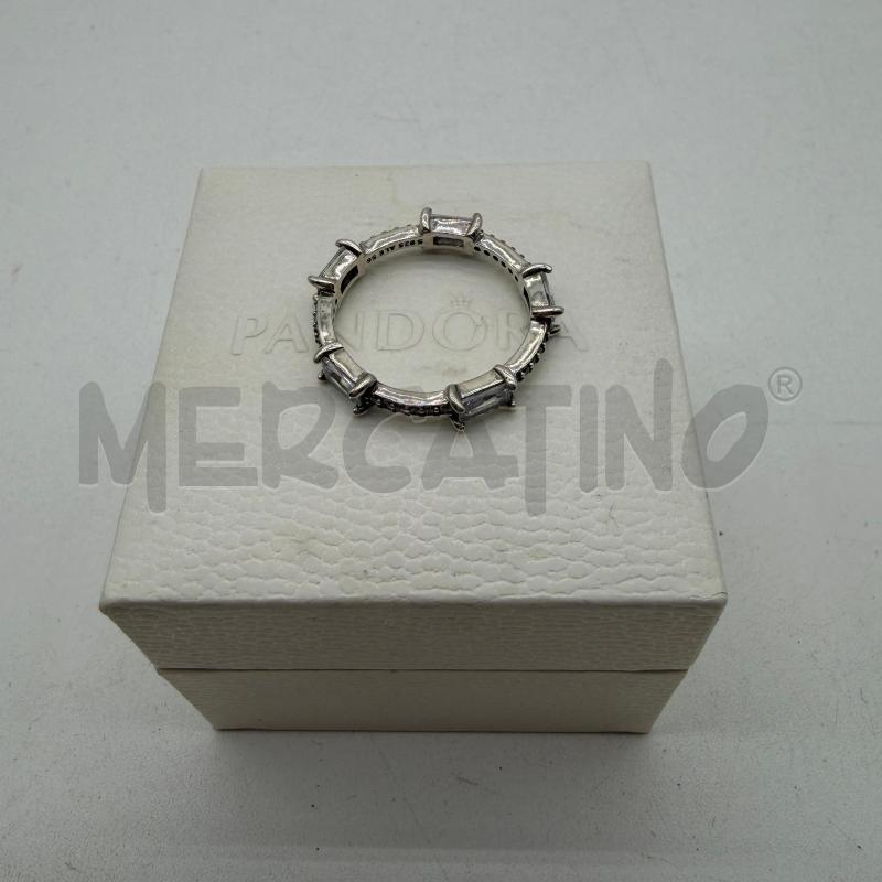 ANELLO DONNA PANDORA ARG STRASS RETT/TONDI | Mercatino dell'Usato Corbetta 1