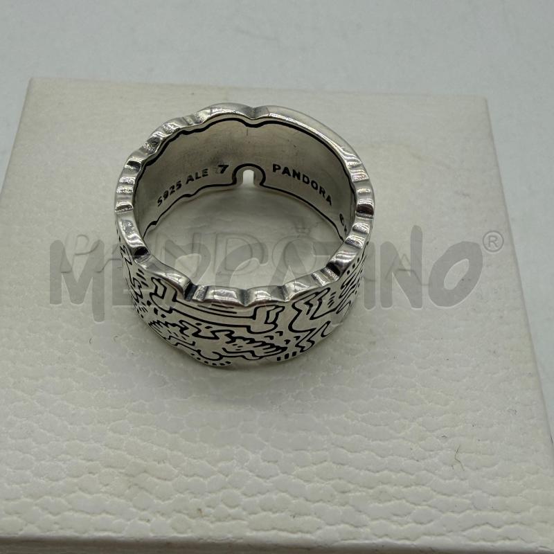 ANELLO DONNA PANDORA X KEITH HARING ARG  | Mercatino dell'Usato Corbetta 3