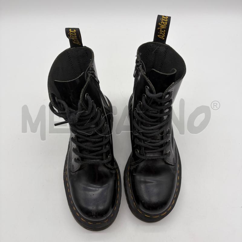 ANFIBI DONNA DR MARTENS NERO PLATFORM ZIP LATO | Mercatino dell'Usato Corbetta 3