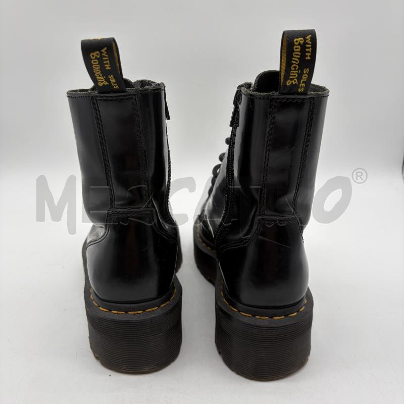 ANFIBI DONNA DR MARTENS NERO PLATFORM ZIP LATO | Mercatino dell'Usato Corbetta 4