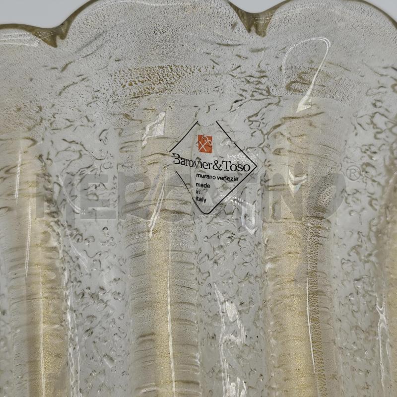 APPLIQUE BAROVIER & TOSO MURANO VETRO COPPA DORATA | Mercatino dell'Usato Corbetta 2