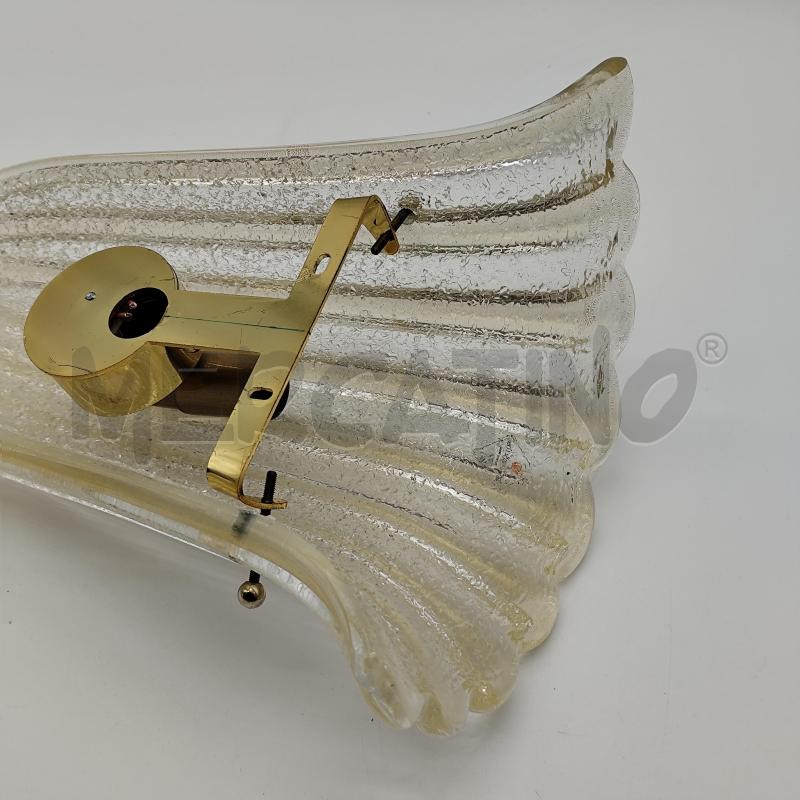 APPLIQUE BAROVIER & TOSO MURANO VETRO COPPA DORATA | Mercatino dell'Usato Corbetta 4