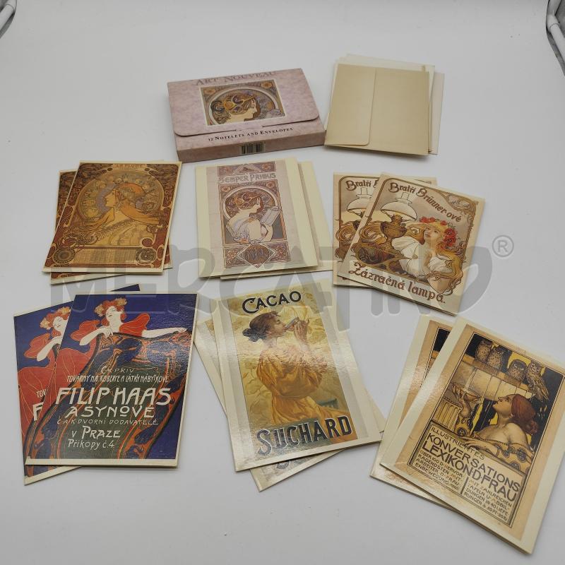 ART NOUVEAU 12 CARTOLINE CON BUSTE | Mercatino dell'Usato Corbetta 1
