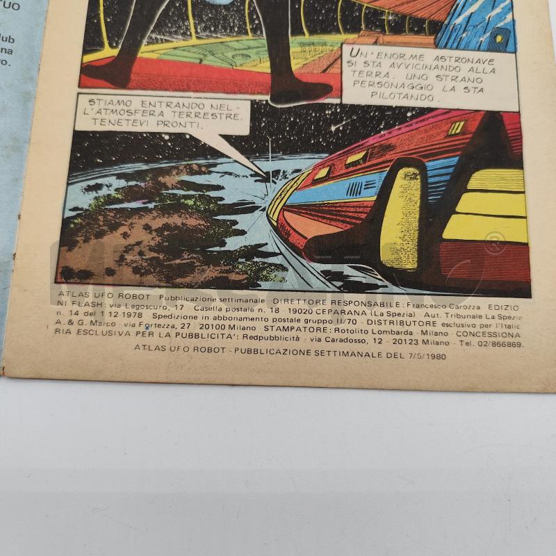 ATLAS UFO ROBOT GOLDRAKE N. 74 ED. FLASH 1980 | Mercatino dell'Usato Corbetta 3