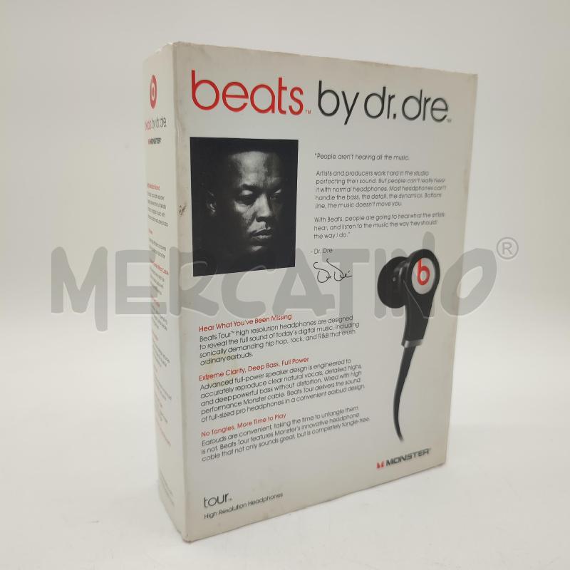 AURICOLARI BEATS BY DR DRE MONSTER TOUR | Mercatino dell'Usato Corbetta 4
