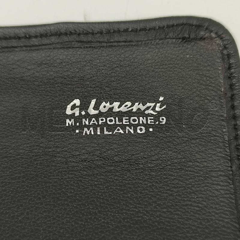 AVVOLGIBILE PER UTENSILI G.LORENZI MONTENAPOLEONE PELLE NERO   | Mercatino dell'Usato Corbetta 2