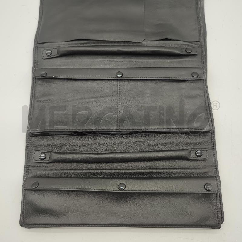 AVVOLGIBILE PER UTENSILI G.LORENZI MONTENAPOLEONE PELLE NERO   | Mercatino dell'Usato Corbetta 4