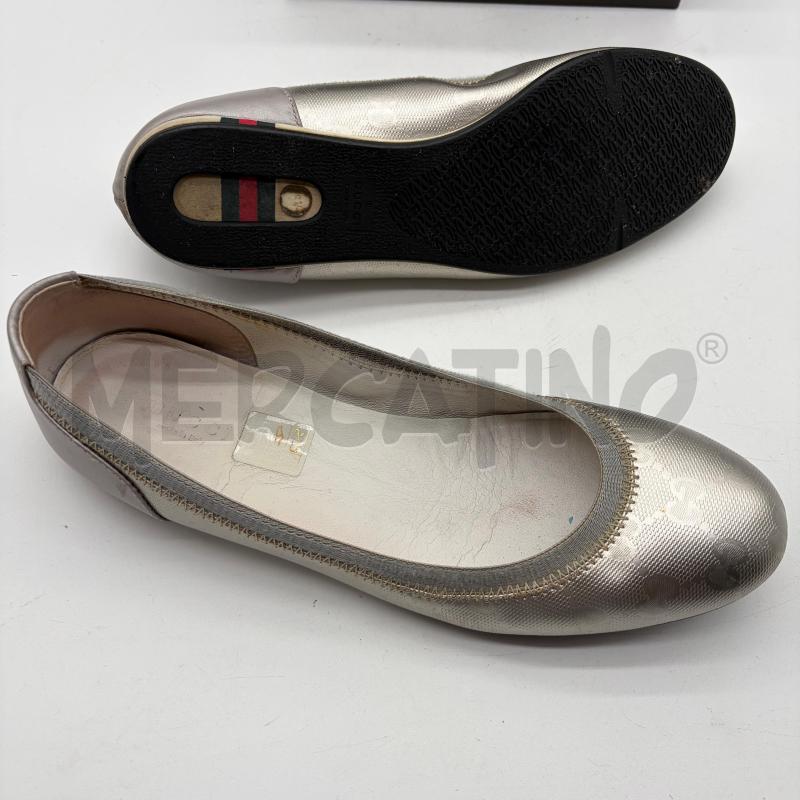 BALLERINA GUCCI SILVER MONOGRAM INS PELLE | Mercatino dell'Usato Corbetta 5
