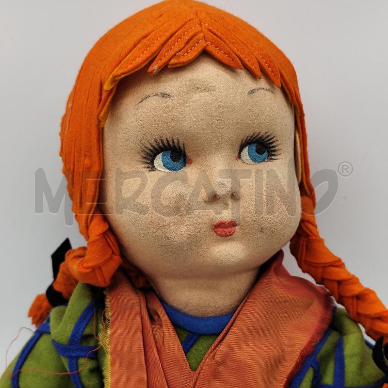 BAMBOLA LENCI CAPPUCCIO ROSSO IN FELTRO 60CM | Mercatino dell'Usato Corbetta 2