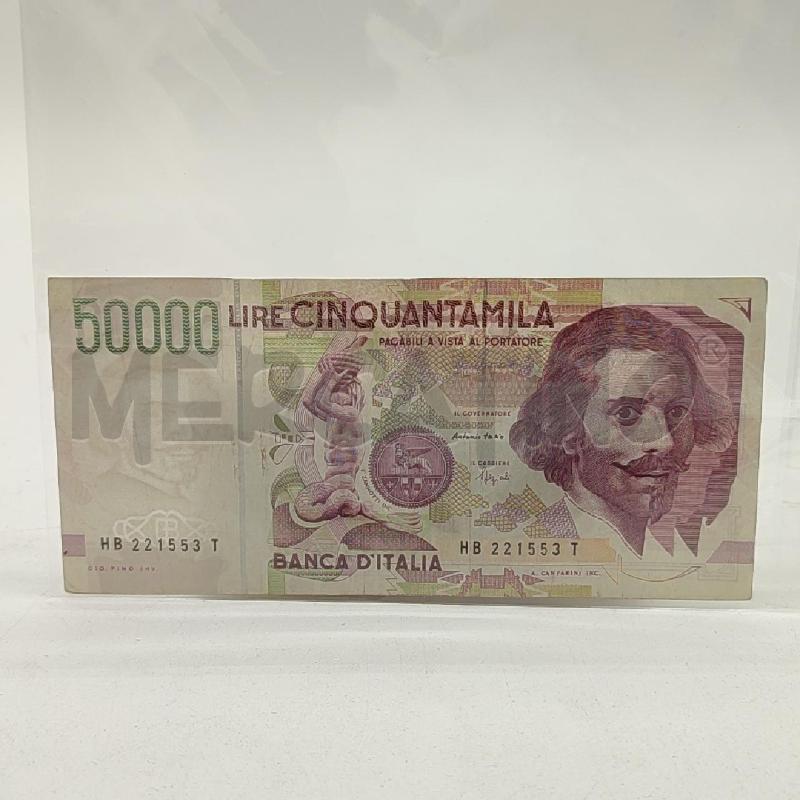 BANCONOTA CINQUANTAMILA LIRE 50000 | Mercatino dell'Usato Corbetta 1