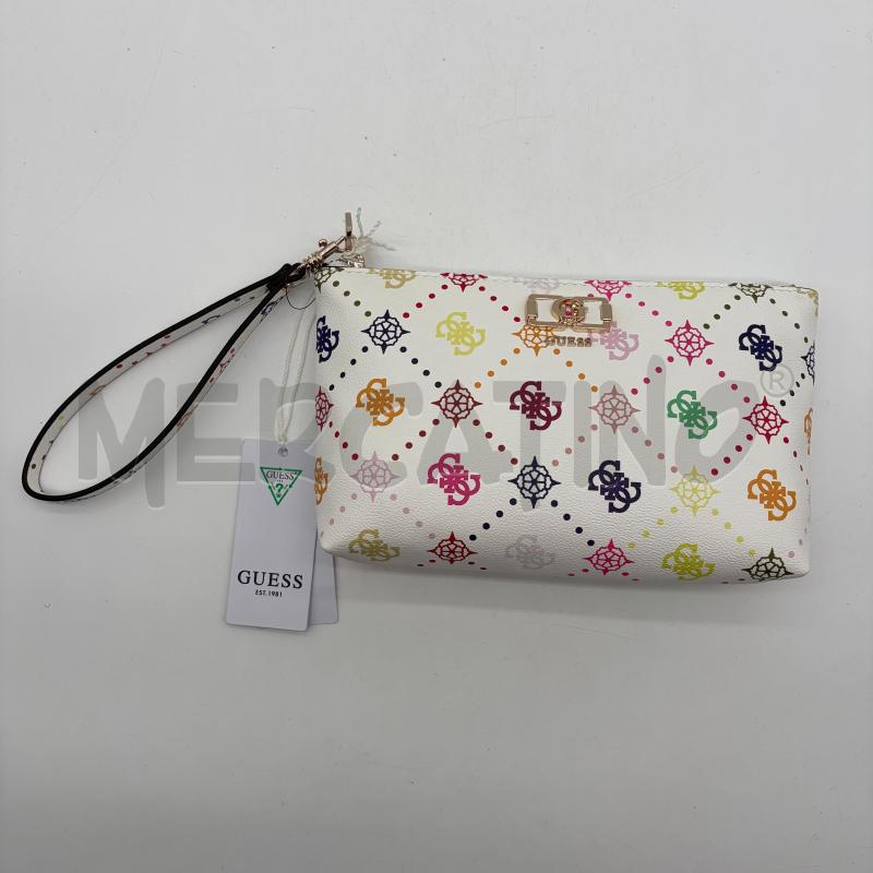 BEAUTY GUESS EMELIE BIANCO LOGO MULTICOLOR SINT | Mercatino dell'Usato Corbetta 1