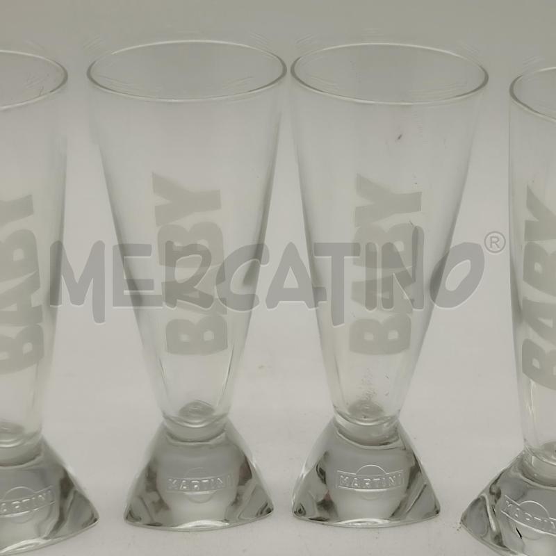 BICCHIERI PZ. 6 MARTINI BASE TRIANGOLARE | Mercatino dell'Usato Corbetta 2