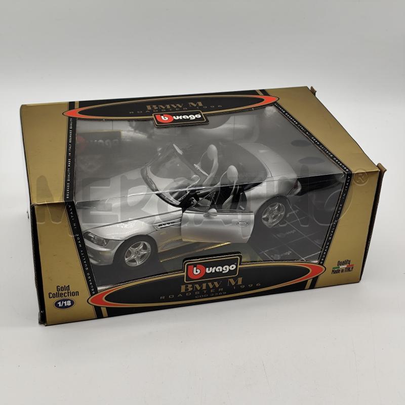 BMW M ROADSTER 1996 BURAGO 3369 GOLD COLLECTION 1/18 MODELLINO  | Mercatino dell'Usato Corbetta 1