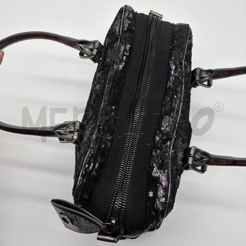 BORSA DONNA ALESSANDRO DELL'ACQUA PAIETTES BRUNITO INS PELLE | Mercatino dell'Usato Corbetta 4