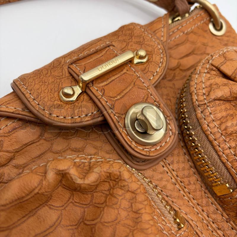 BORSA DONNA BOTKIER BEIGE ST RETTILE PELLE TASCHE | Mercatino dell'Usato Corbetta 4