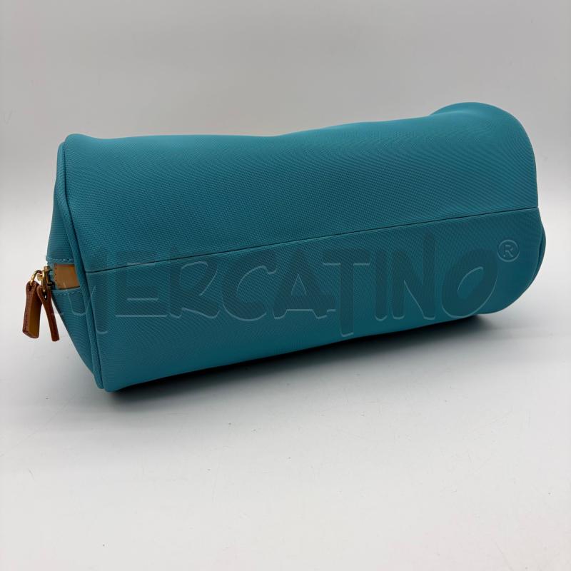 BORSA DONNA BRIC'S BAULETTO AZZURRO NYLON INS PELLE | Mercatino dell'Usato Corbetta 4