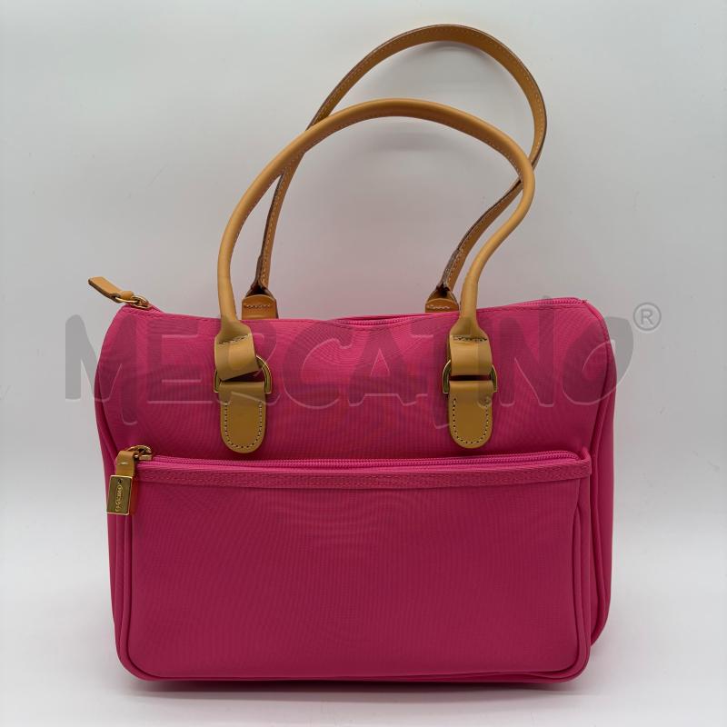 BORSA DONNA BRIC'S ROSA TESS NYLON INS PELLE | Mercatino dell'Usato Corbetta 1