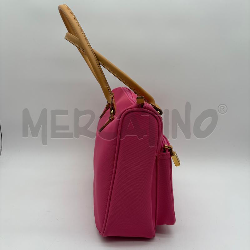 BORSA DONNA BRIC'S ROSA TESS NYLON INS PELLE | Mercatino dell'Usato Corbetta 3