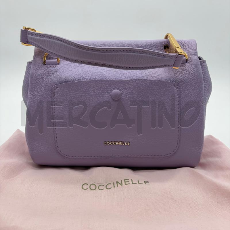 BORSA DONNA COCCINELLE NEOFIRENZE SOFT DALHIA LILLA  | Mercatino dell'Usato Corbetta 2
